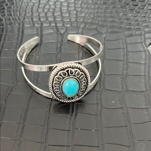 Silver and Turquoise Bracelet